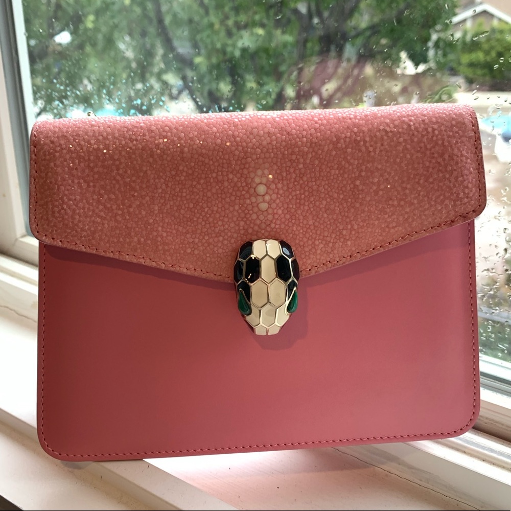 NEW, AUTHENTIC BVLGARI Stingray Shoulder Bag